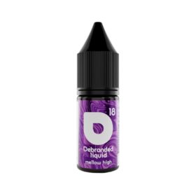 Mellow High by DeBranded (10ml) Mellow High e-Liquid is our original mixed berry drink style vape, Some might even say it’s a little cheeky!