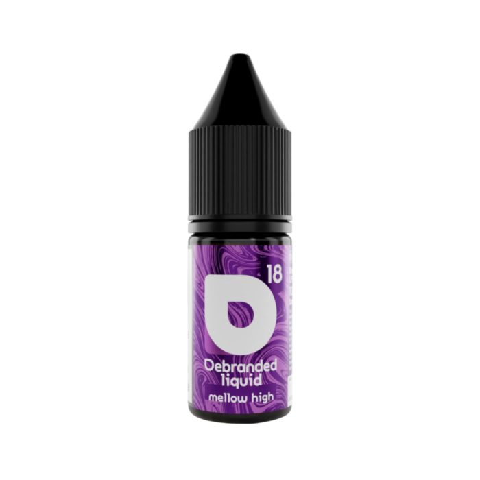 Mellow High by DeBranded (10ml) Mellow High e-Liquid is our original mixed berry drink style vape, Some might even say it’s a little cheeky!