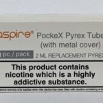 Aspire Pockex Replacement Glass