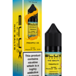 Experience a cool burst of satisfaction with every inhale as the succulent sweetness of pineapple melds perfectly with a crisp, icy finish, transport- ing you to a tasty tropical paradise.