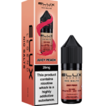 Elux Nic Salt Juicy Peach – Lush, ripe peach flavour that’s rich, sweet, and packed with fresh, juicy goodness, guaranteed to leaving you wanting more! Available in both 10mg and 20mg.