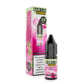 Barliq By Zeus Fizzy Cherry 10ml. Fizzy Cherry nic salt e-liquid combines the rich sweetness of cherries with a fizzy, soda-like finish. The playful mix of fruit and bubbly effervescence delivers a vibrant all-day vape that is a real palate pleaser.
