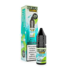 Barliq By Zeus Minty Menthol 10ml. Minty Menthol nic salt e-liquid delivers an intensely refreshing vape, featuring cool mint flavours with an icy menthol hit. Clean, crisp and invigorating, our minty menthol will satisfy the maddest of mint fans with its all-day fresh flavour experience.