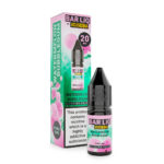 Barliq By Zeus Watermelon Bubblegum 10ml. Watermelon Bubblegum nic salt e-liquid brings together the refreshing taste of sweet watermelon with a nostalgic bubblegum twist. The combination of fresh fruity tones and candy sweetness delivers a playful vape that will make your palette pop.
