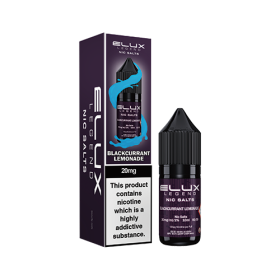 Elux Nic Salt Blackcurrant Lemonade? Elux Nic Salt is crafted to offer a smooth, satisfying vape experience. Best used with pod devices or higher-ohm coils, it ensures consistent, flavour-packed hits. Available in both 10mg and 20mg nicotine strengths, you can select the perfect level of nicotine for your vaping preference. Thanks to the Nic Salt formula, it provides a smoother throat hit and quicker nicotine absorption for a more immediate and enjoyable sensation.