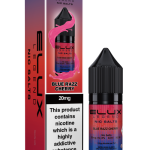 Elux Legends Nic Salts Blue Razz Cherry 10ml Elux Nic Salt is crafted to offer a smooth, satisfying vape experience. Best used with pod devices or higher-ohm coils, it ensures consistent, flavour-packed hits. Available in both 10mg and 20mg nicotine strengths, you can select the perfect level of nicotine for your vaping preference. Thanks to the Nic Salt formula, it provides a smoother throat hit and quicker nicotine absorption for a more immediate and enjoyable sensation.