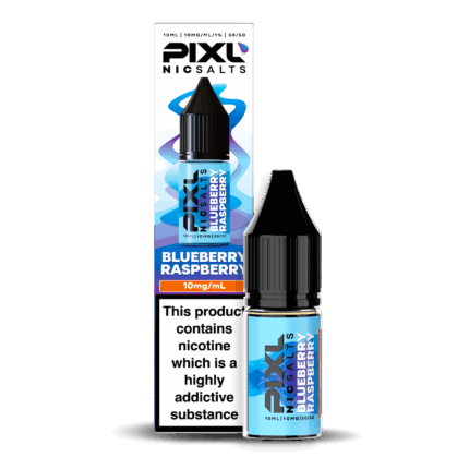 Introducing Pixl Nic Salts Blueberry Raspberry. Blueberry Raspberry blends the juicy sweetness of ripe blueberries with the tartness of fresh raspberries for a perfectly balanced vape. Each puff delivers a burst of fruity flavour that's smooth, refreshing, and ideal for all-day enjoyment. available in 10mg and 20mg.