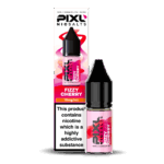 Introducing Pixl Nic Salts Fizzy Cherry 10ml.  Fizzy Cherry brings the sweet sparkle of cherry soda to life. Bursting with juicy cherry flavour and a subtle fizz, this vape is bright, playful, and perfect for fans of fruity, drink-inspired blends. Available in 10mg and 20mg.