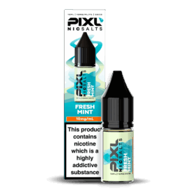 Introducing Pixl Nic Salts Fresh Mint 10ml. Fresh Mint offers a crisp, cooling vape experience with pure minty freshness from start to finish. Simple, clean, and smooth — it’s the perfect all-day vape for those who love a refreshing menthol kick. Available in 10mg and 20mg. 