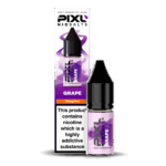 Introducing Pixl Nic Salts Grape 10ml. Grape delivers a burst of rich, juicy grape flavour that’s bold, sweet, and perfectly smooth. Each puff is bursting with fruity intensity, making it a must-try for fans of classic grape vapes. available in 10mg and 20mg.