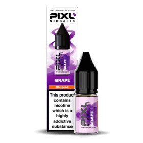 Introducing Pixl Nic Salts Grape 10ml. Grape delivers a burst of rich, juicy grape flavour that’s bold, sweet, and perfectly smooth. Each puff is bursting with fruity intensity, making it a must-try for fans of classic grape vapes. available in 10mg and 20mg.